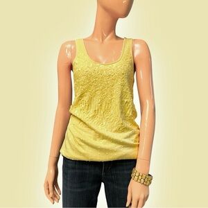 FENN WRIGHT MANSON Sequin Scoop Neck Sleeveless Tank Top